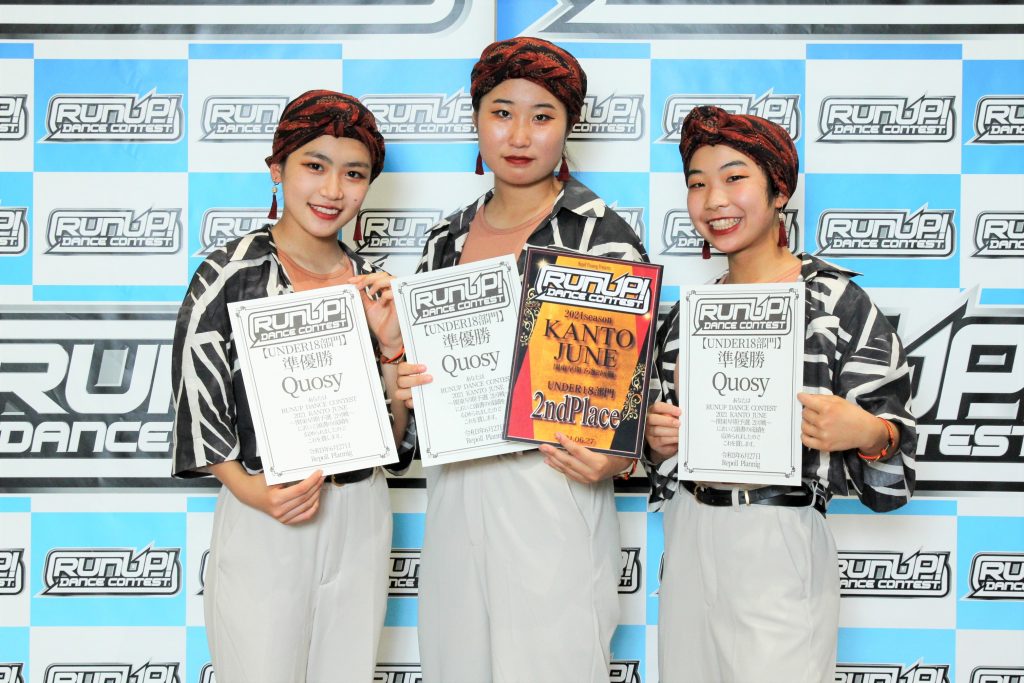 RUNUP 2021 KANTO JUNE UNDER18 準優勝 Quosy
