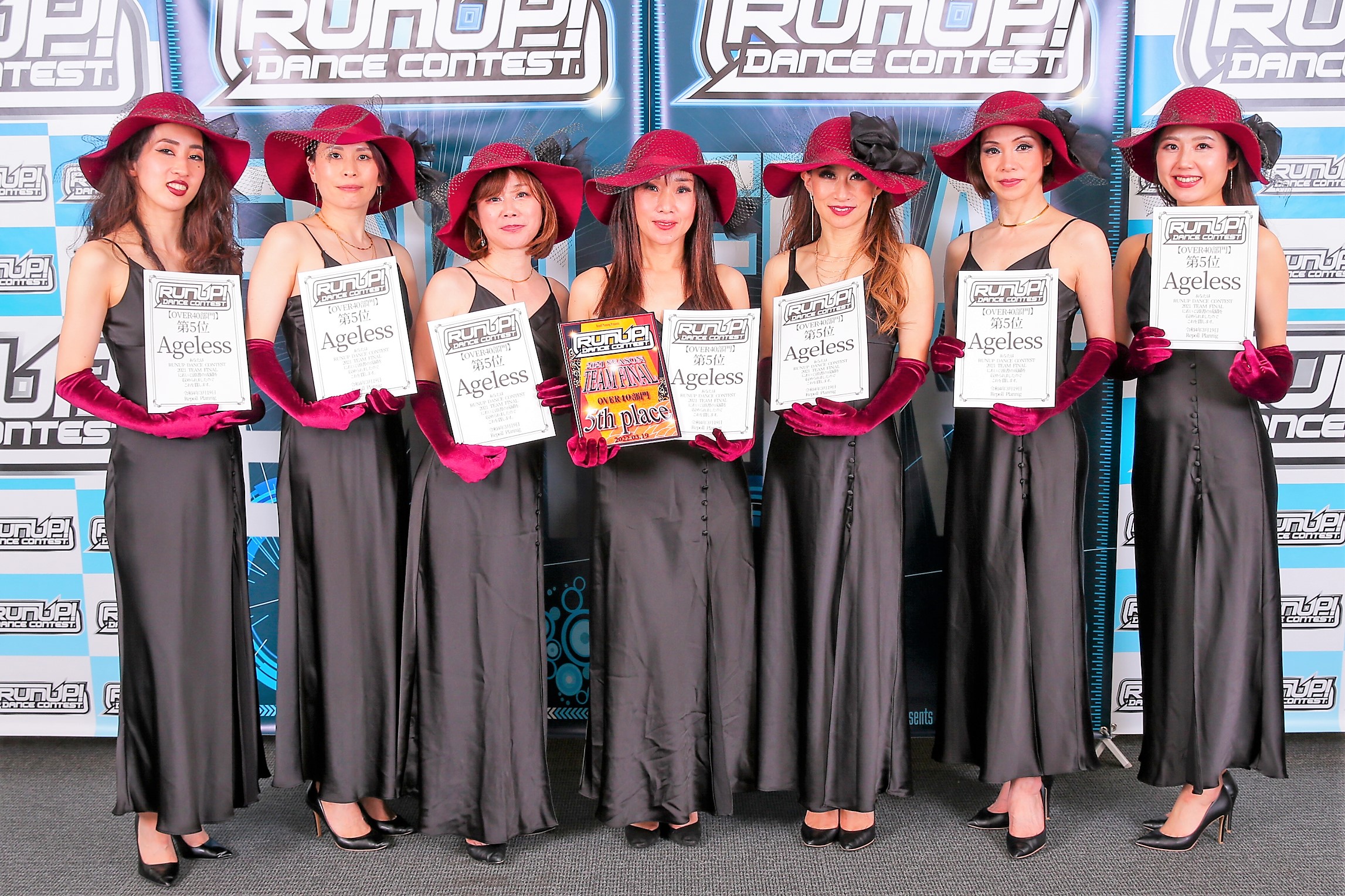 RUNUP 2021 TEAM FINAL OVER40 第5位 Ageless