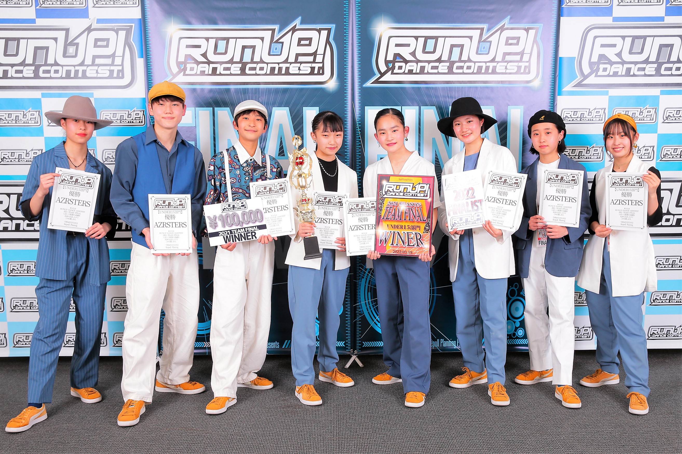 RUNUP 2021 TEAM FINAL UNDER15 優勝 AZRSTERS