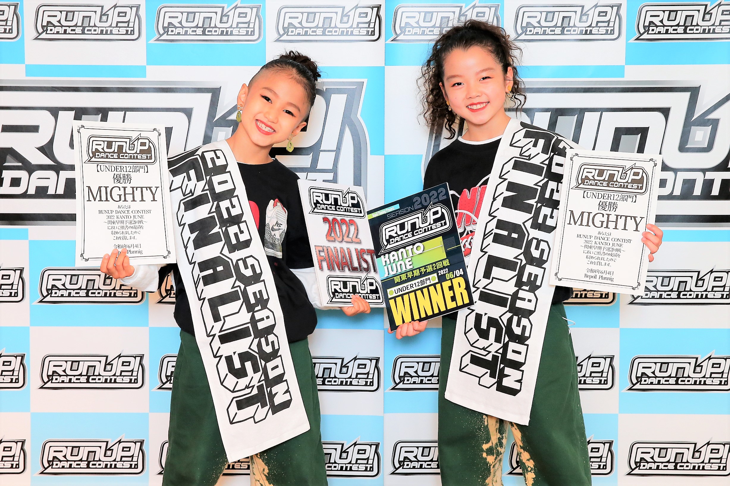RUNUP 2022 KANTO JUNE UNDER12部門 優勝 MIGHTY