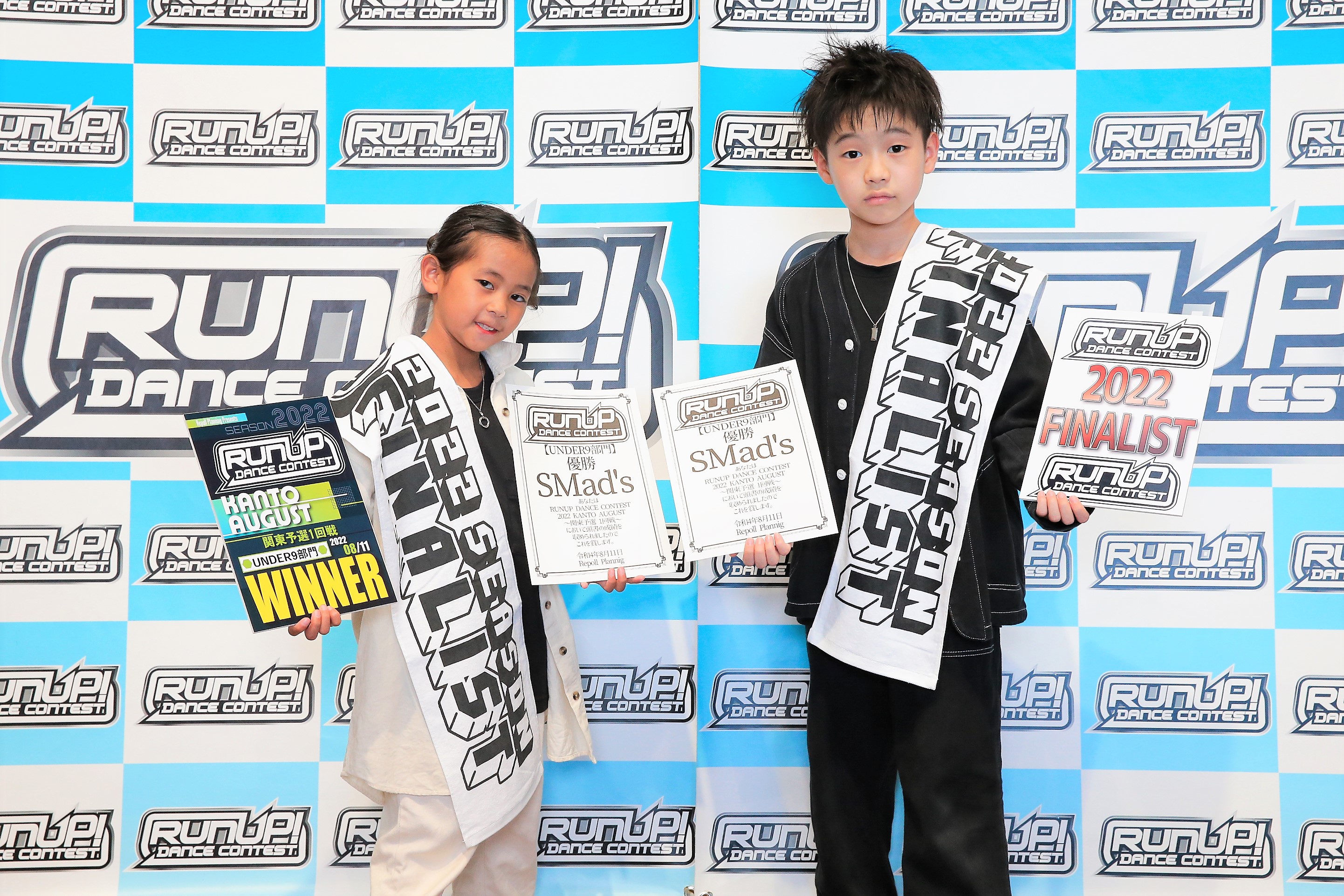RUNUP 2022 KANTO AUGUST UNDER9 優勝 SMad's