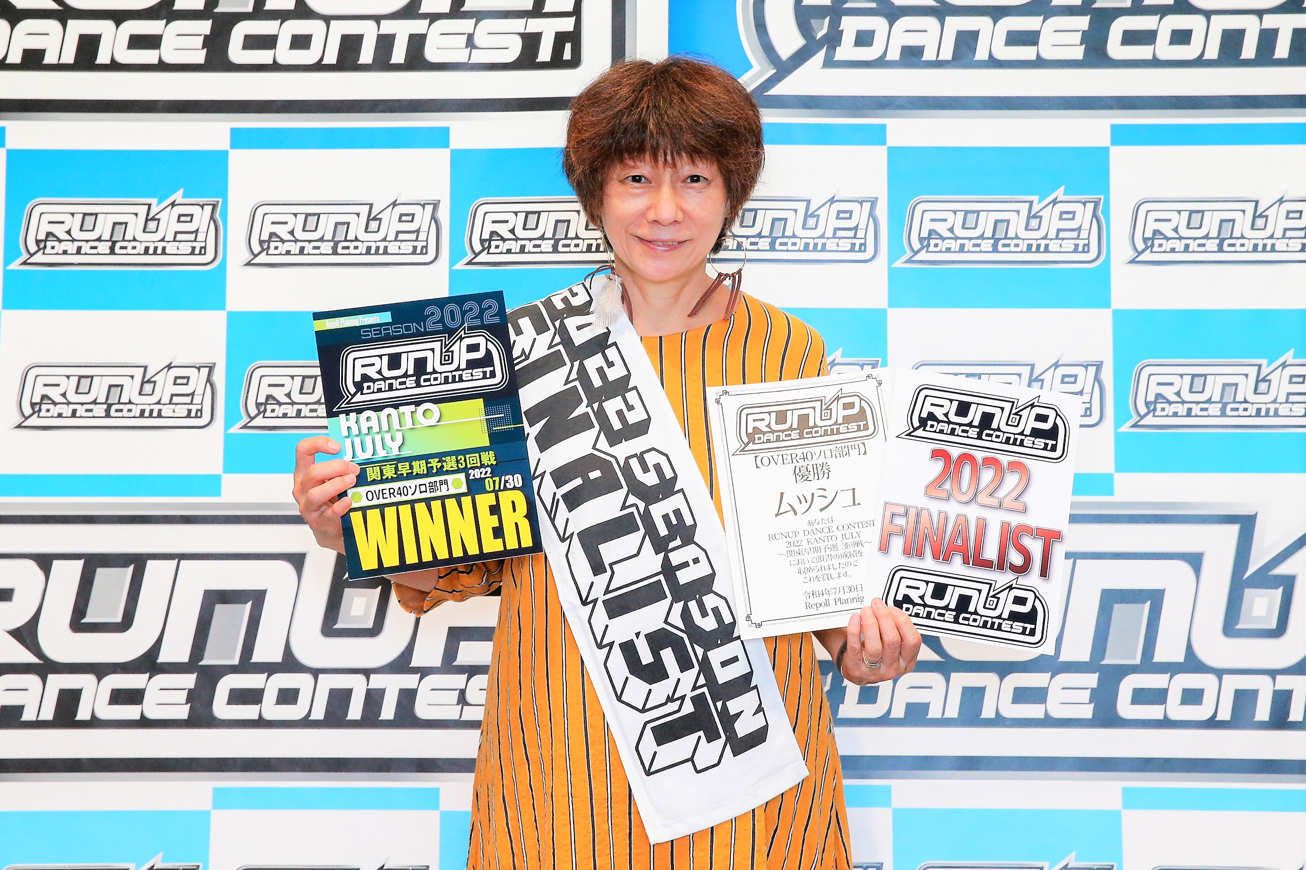 RUNUP 2022 KANTO JULY OVER40ソロ 優勝 ムッシュ