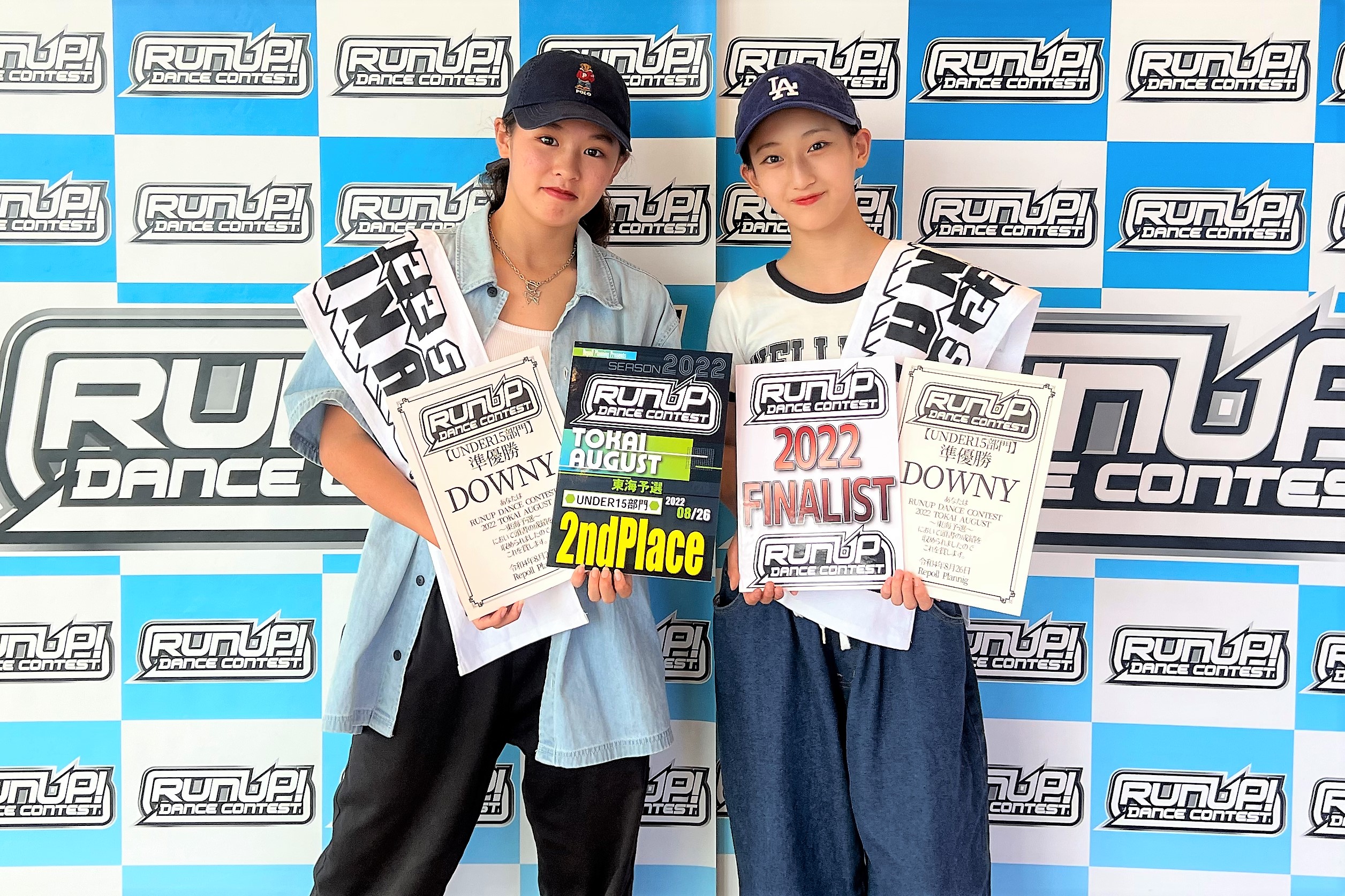 RUNUP 2022 TOKAI AUGUST UNDER15 準優勝 DOWNY