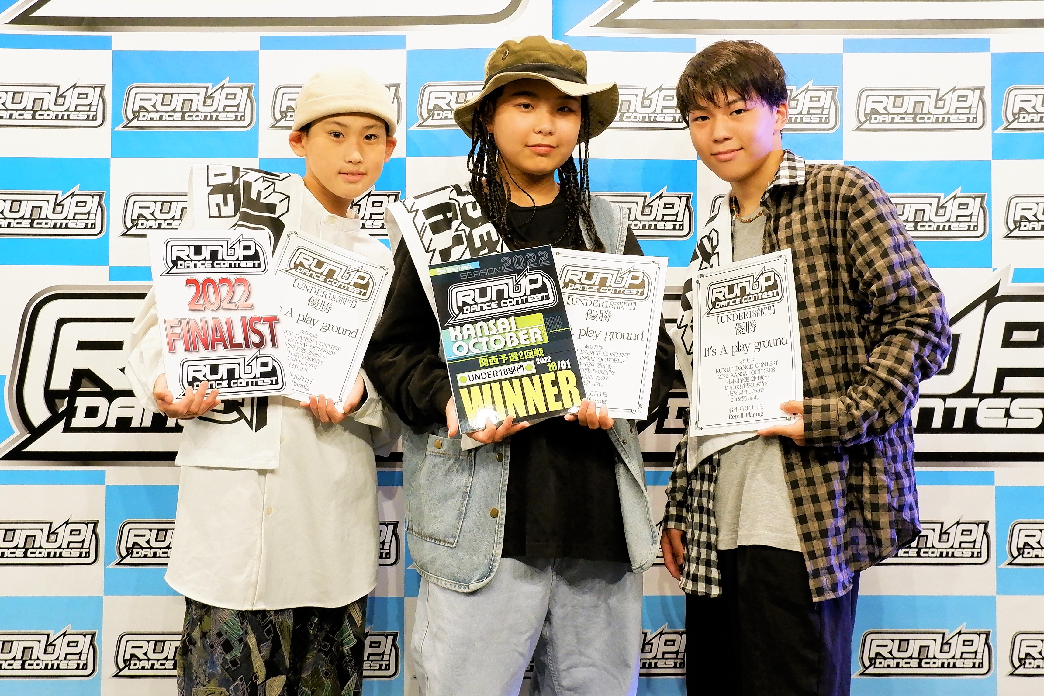 RUNUP 2022 KANSAI OCTOBER UNDER18 優勝 It’s A play ground