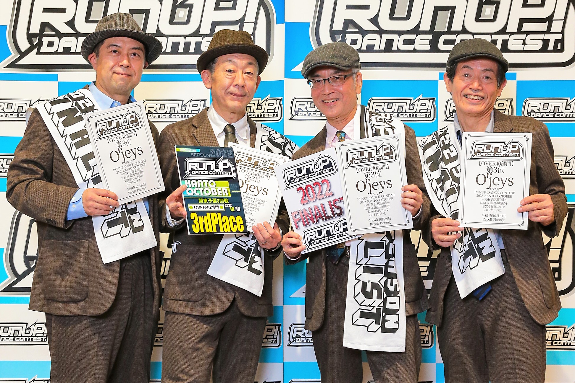 RUNUP 2022 KANTO OCTOBER OVER40 第3位 O'jeys