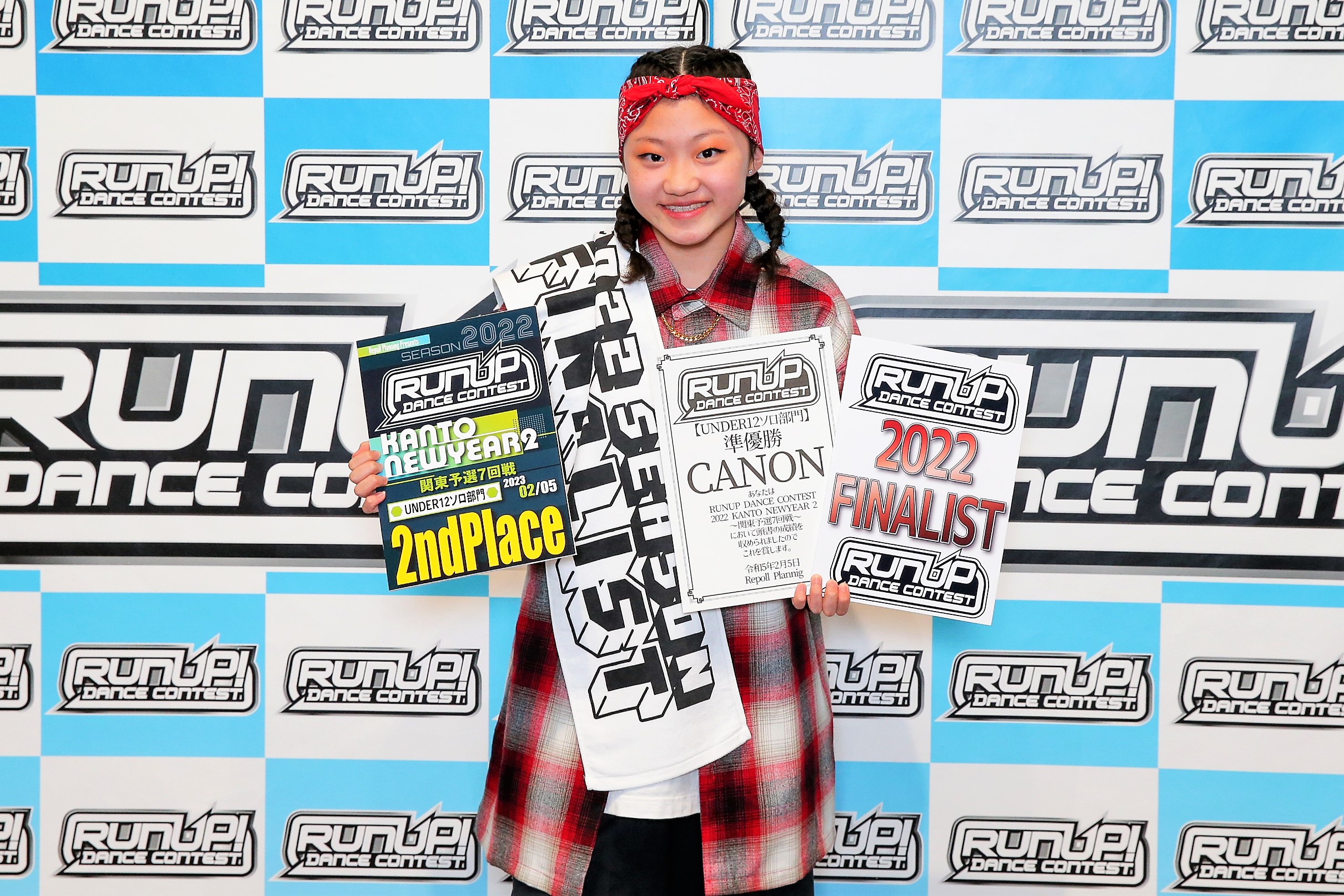 RUNUP 2022 KANTO NEWYEAR2 UNDER12ソロ 準優勝 CANON