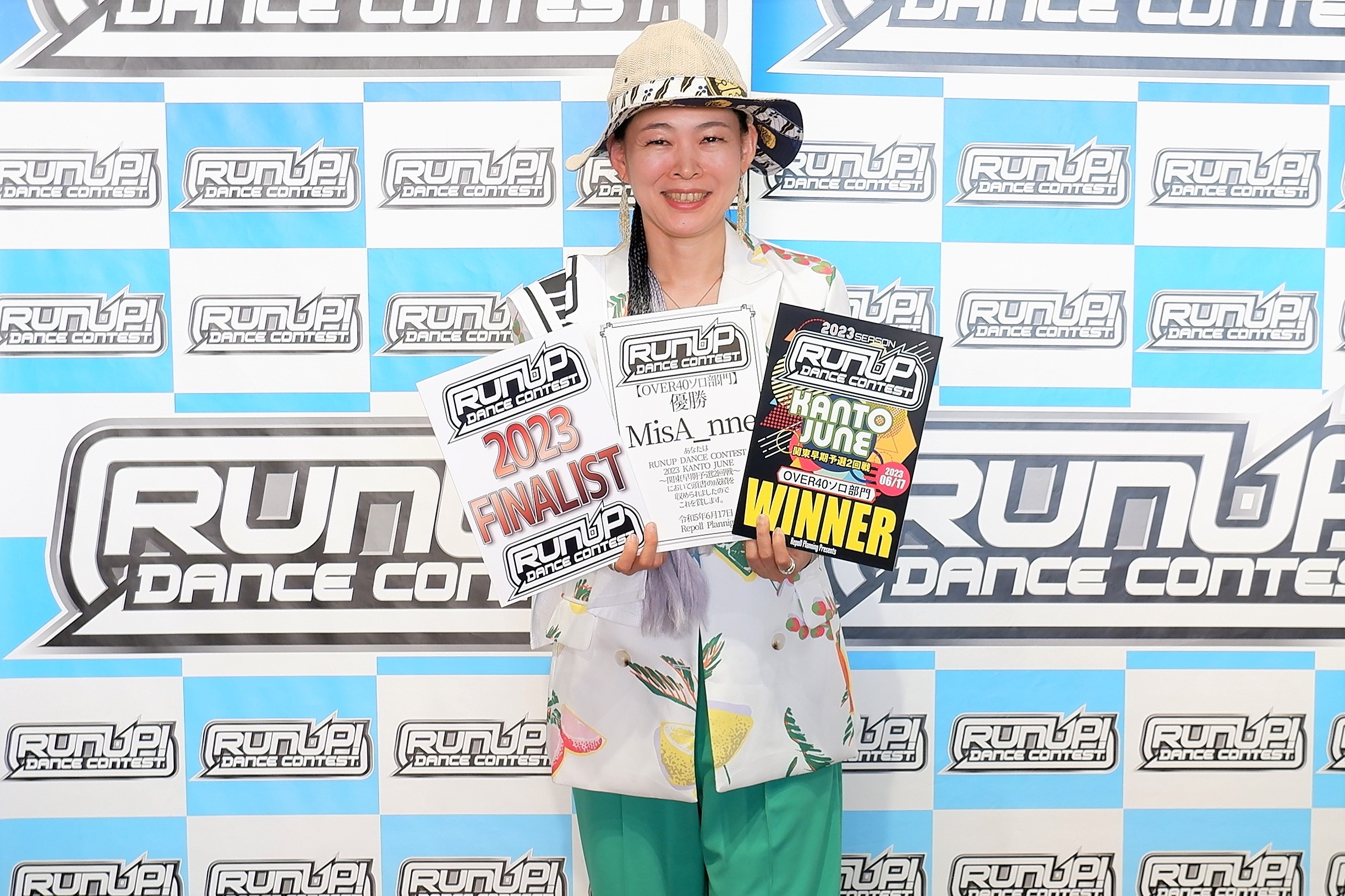 RUNUP 2023 KANTO JUNE OVER40ソロ 優勝 MisA_nne