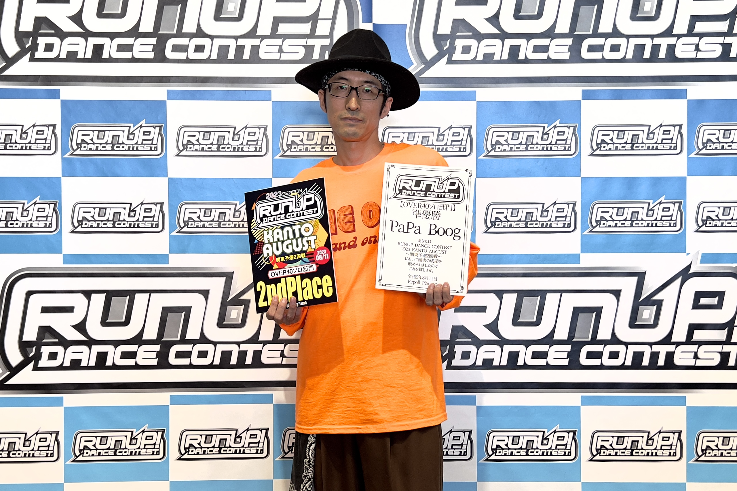RUNUP 2023 KANTO AUGUST OVER40ソロ 準優勝 PaPa Boog