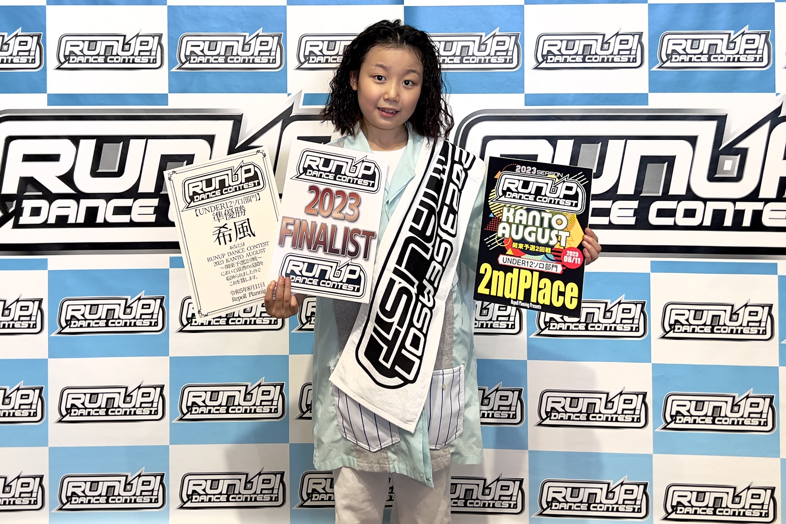 RUNUP 2023 KANTO AUGUST UNDER12ソロ 準優勝 希風
