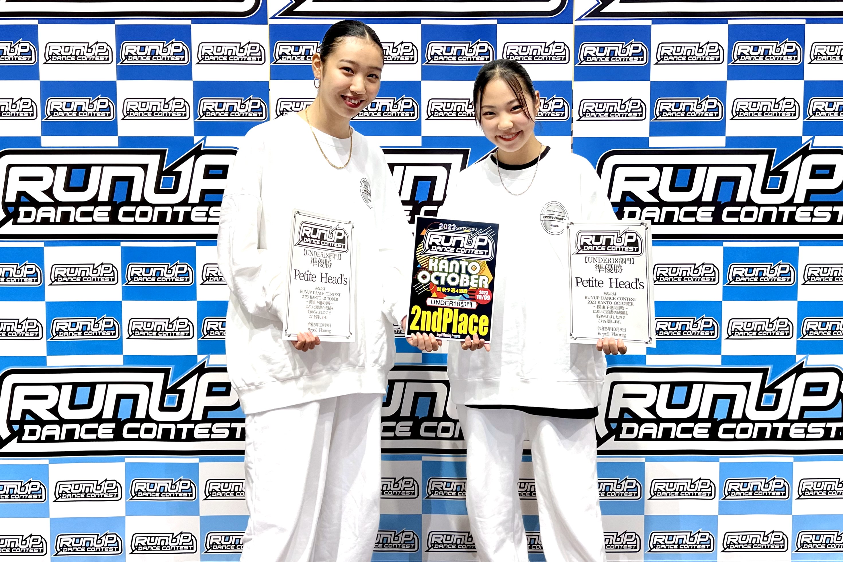 RUNUP 2023 KANTO OCTOBER UNDER18 準優勝 Petite Head's