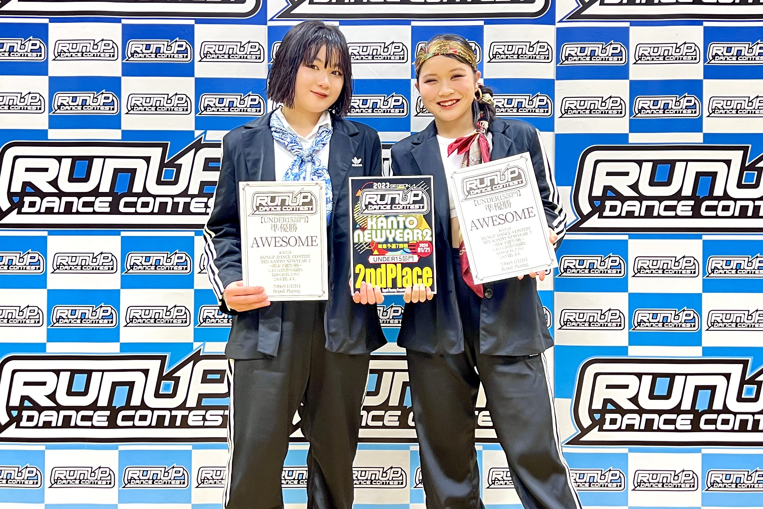 RUNUP 2023 KANTO NEWYEAR 2 UNDER15 準優勝 AWESOME