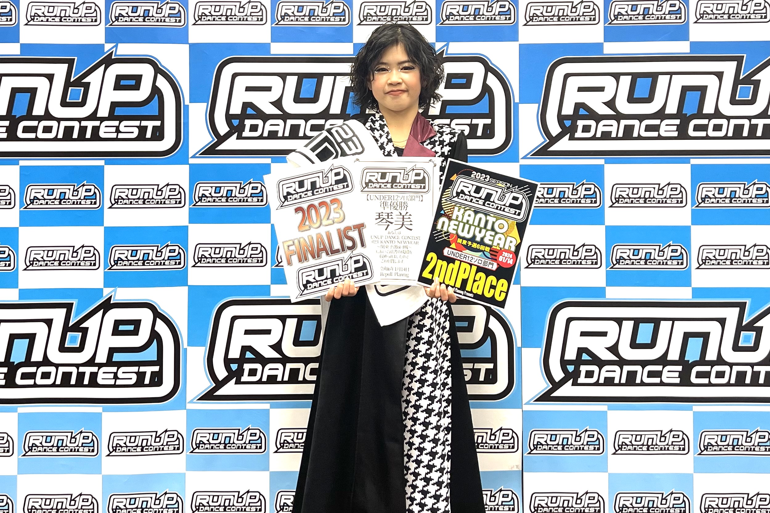 RUNUP 2023 KANTO NEWYEAR UNDER12ソロ 準優勝 琴美