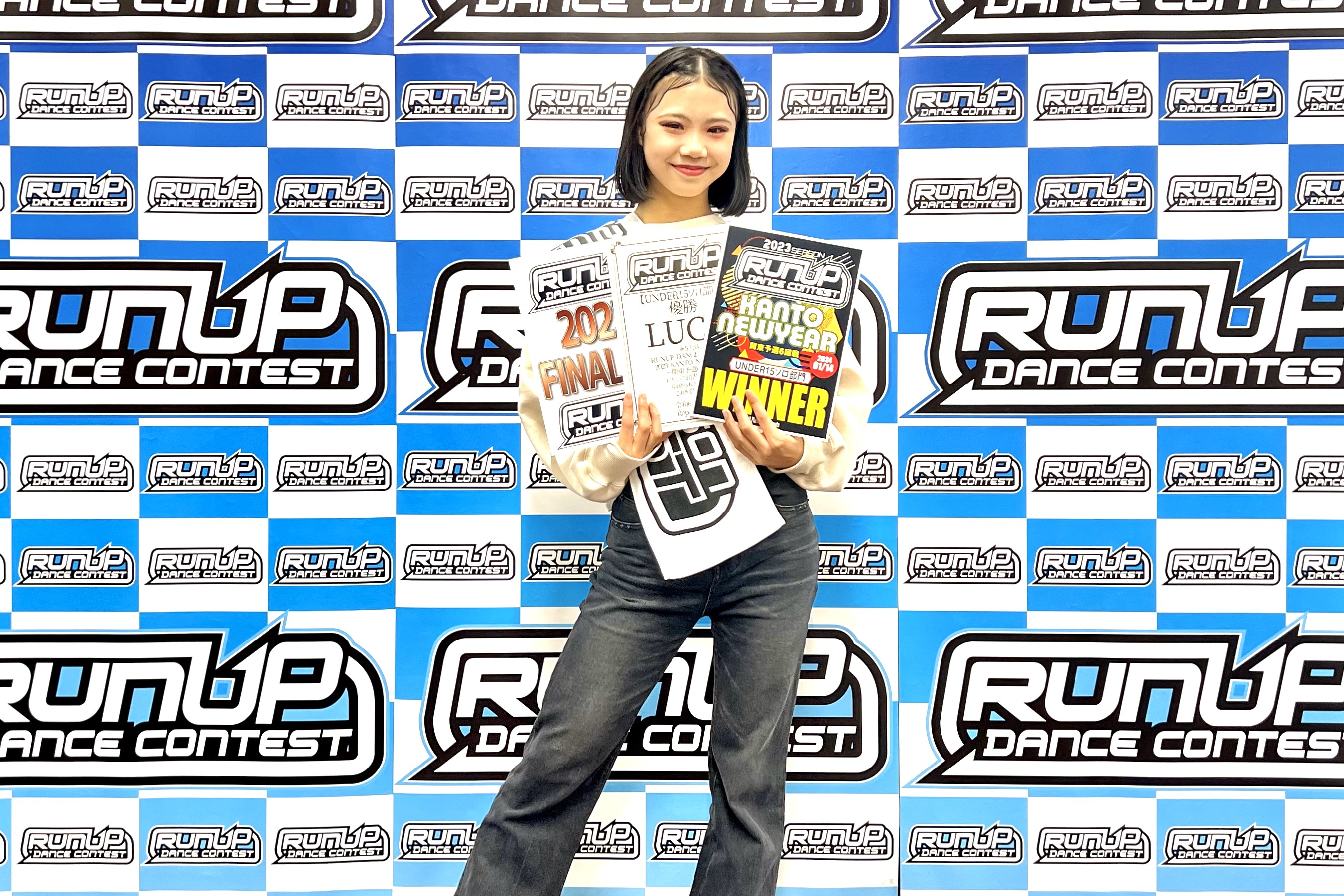 RUNUP 2023 KANTO NEWYEAR UNDER15ソロ 優勝 LUCA