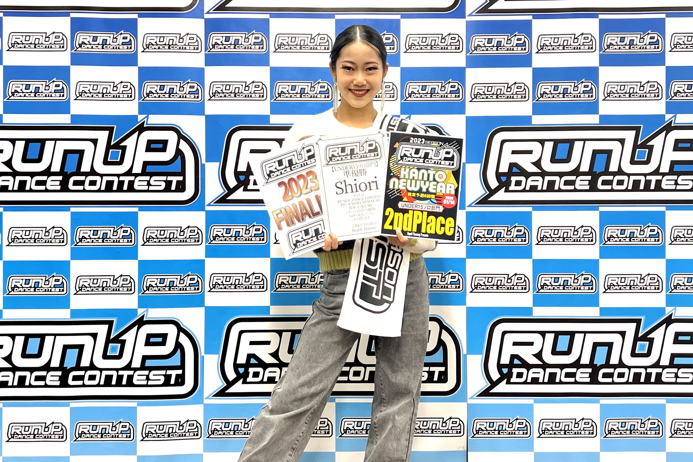 RUNUP 2023 KANTO NEWYEAR UNDER15ソロ 準優勝 Shiori