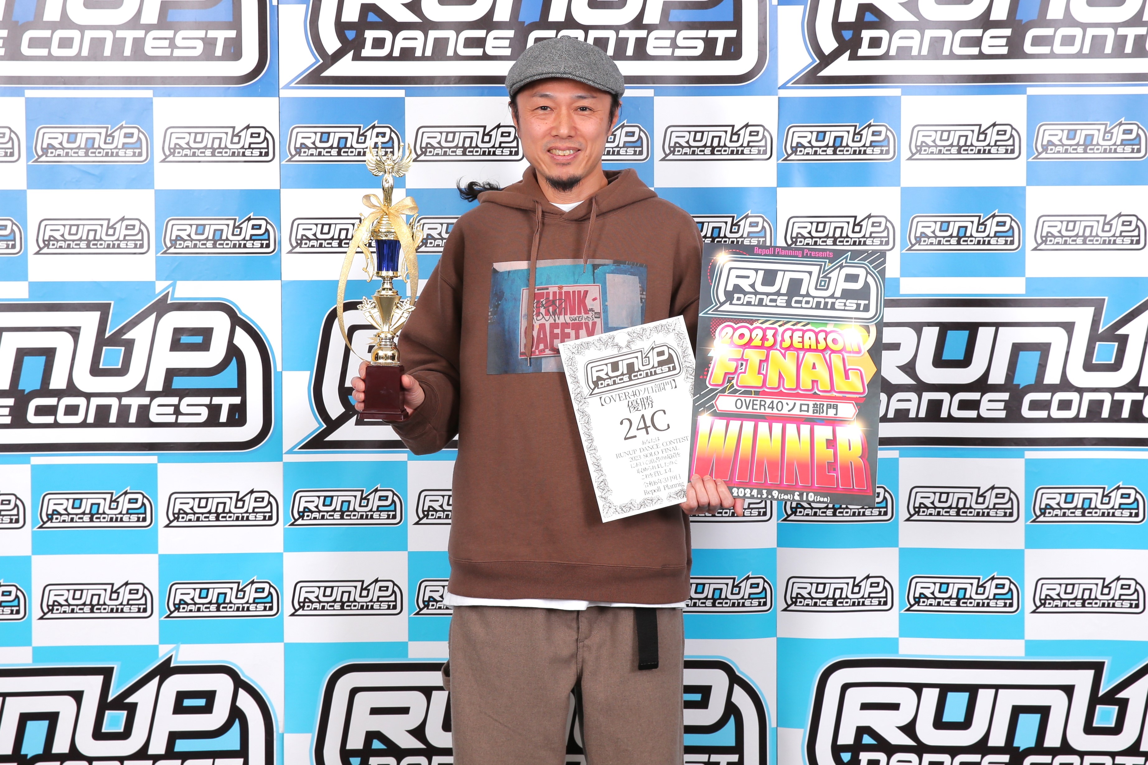 RUNUP 2023 FINAL OVER40ソロ 優勝 24C