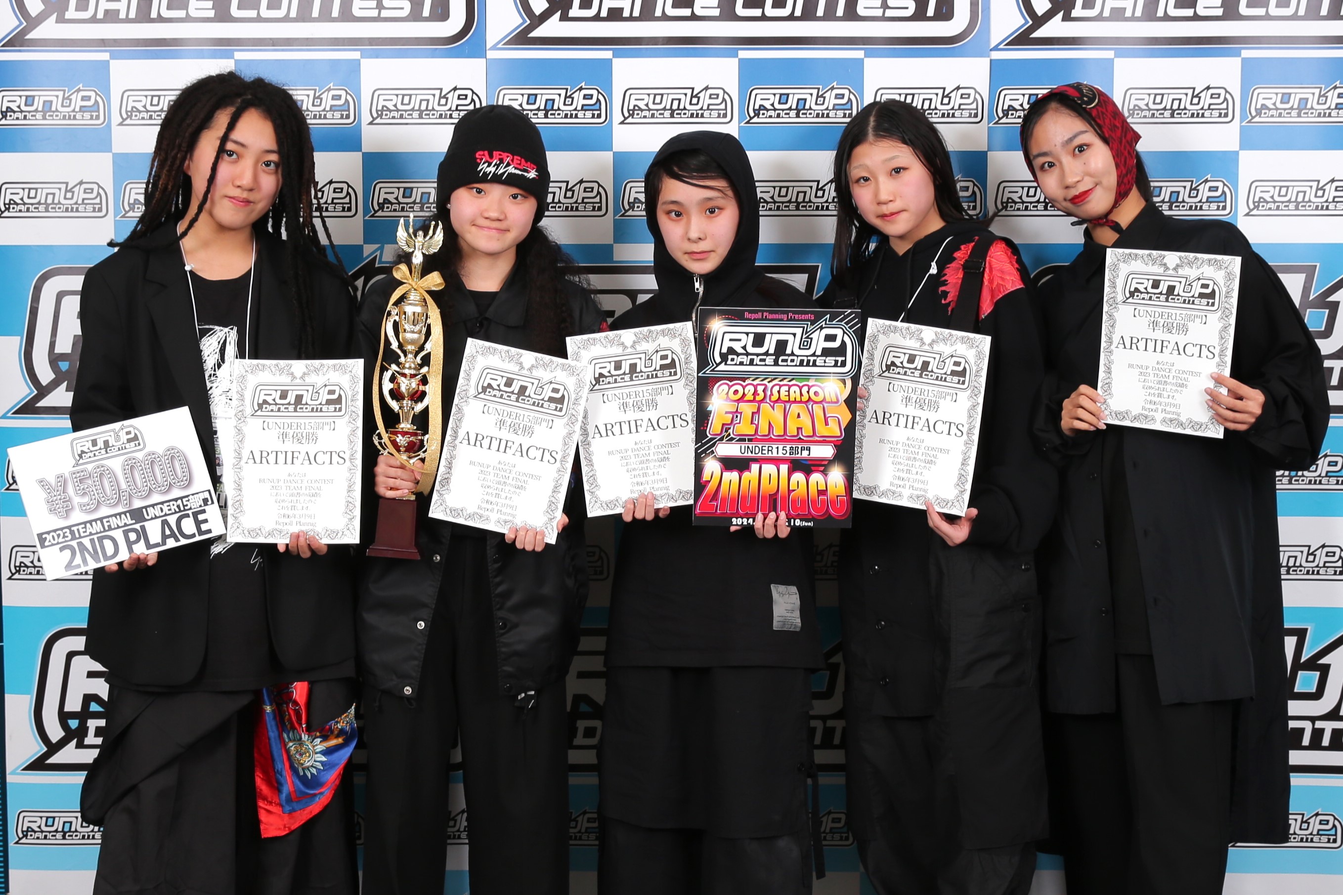 RUNUP 2023 FINAL UNDER15 準優勝 ARTIFACTS